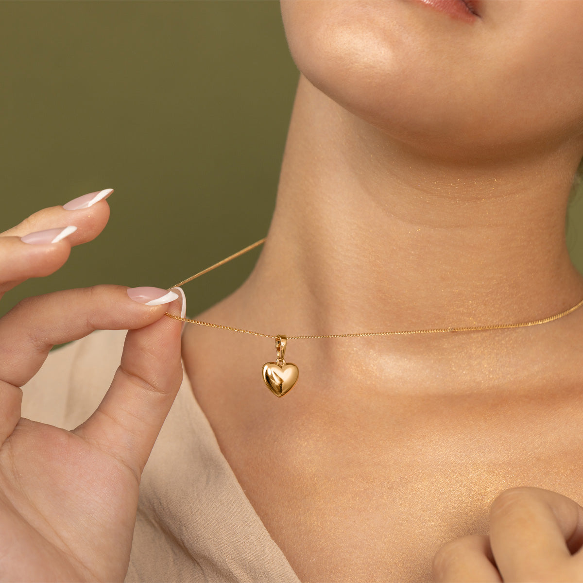 COLLAR CORAZÓN BOMBITA ROSÉ