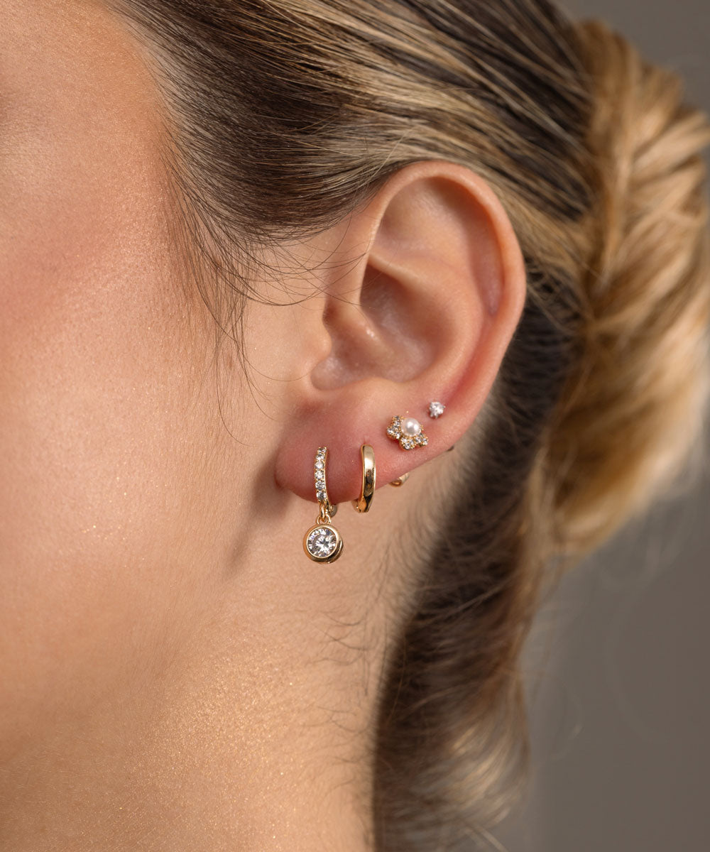 ARETES CIRCÓN HEXAGONAL SILVER