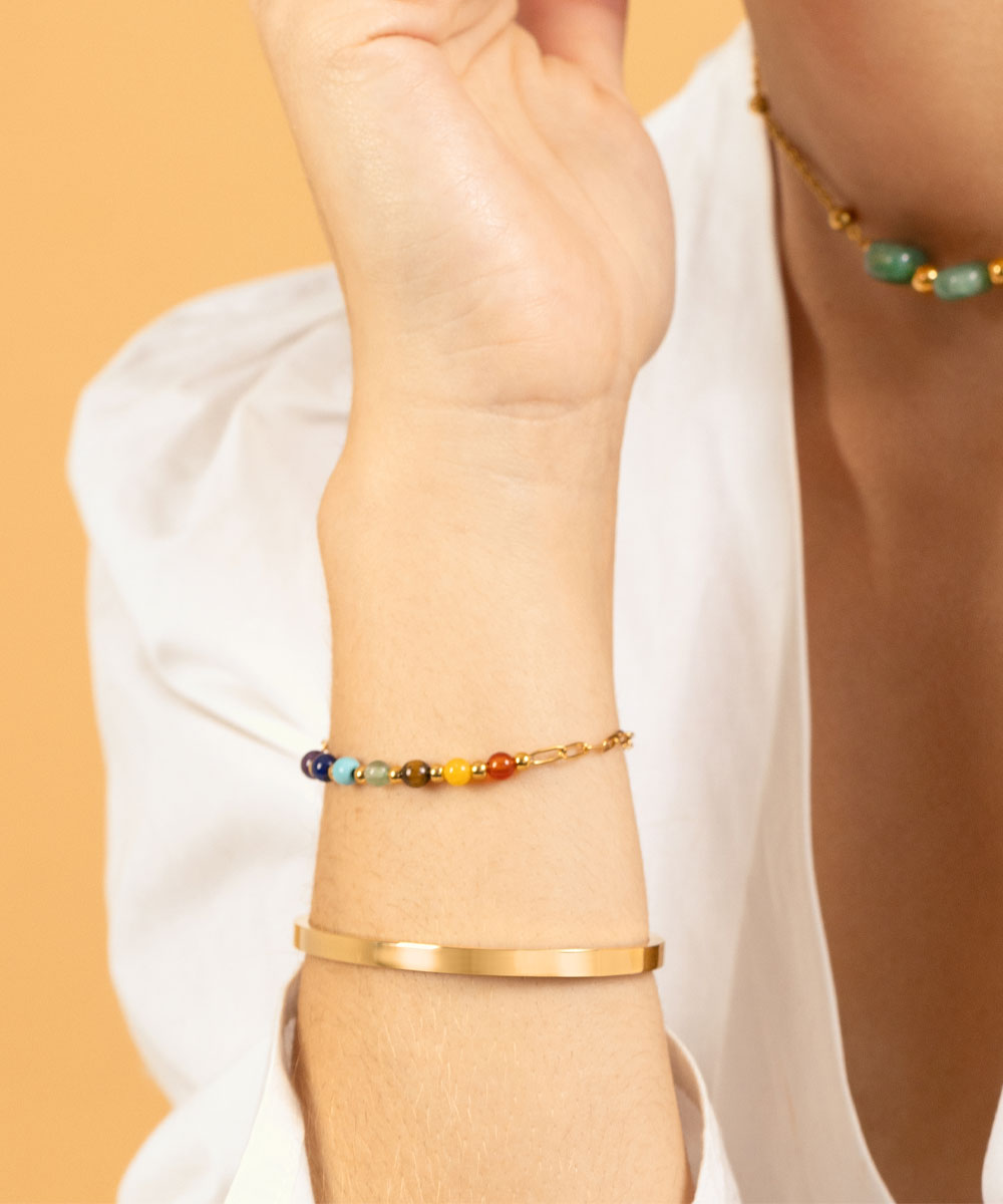 Puñera Plana Delgada Waterproof | acero inoxidable | resistente al agua | Mellany Joyas