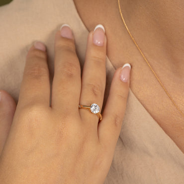 ANILLO CIRCÓN CIRCLE ROSÉ