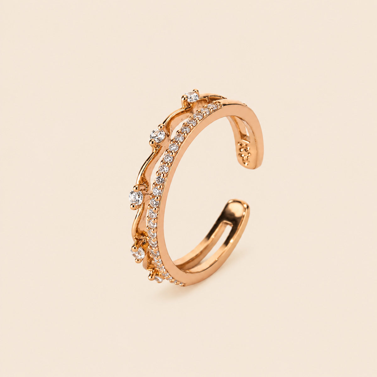 ANILLO DOBLE ROSÉ