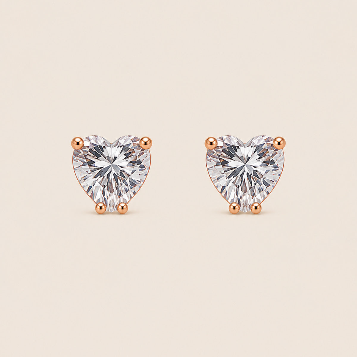 ARETES CORAZÓN ZIRCÓN ROSÉ