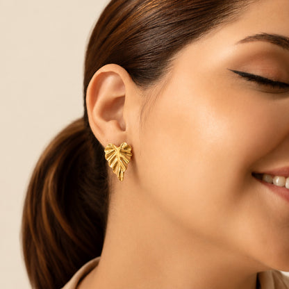 ARETES HOJA WATERPROOF