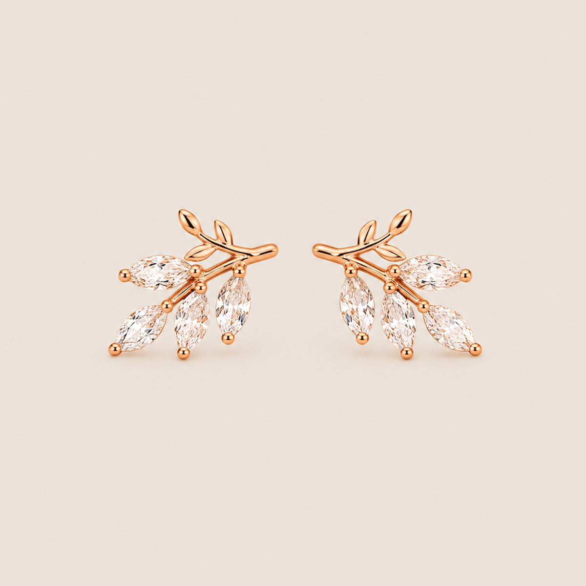 ARETES LAUREL ROSÉ