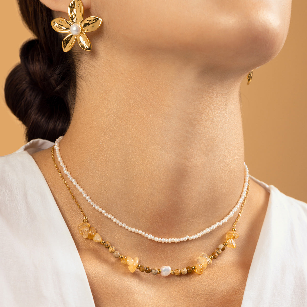 CHOKER PERLAS DE RÍO