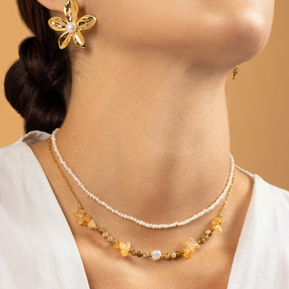 CHOKER PERLAS DE RÍO