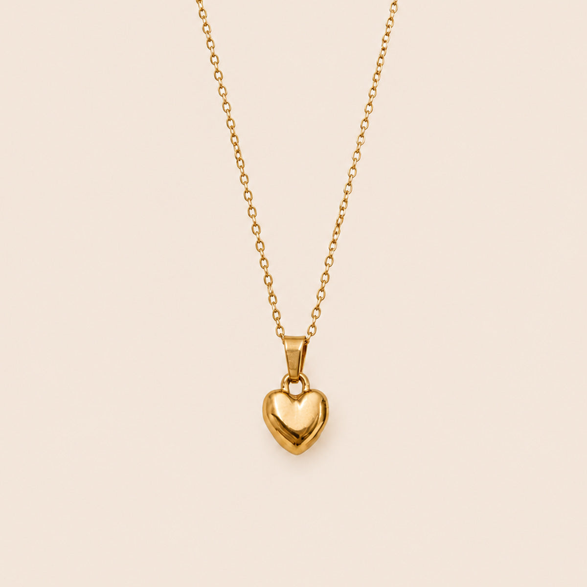 COLLAR CORAZÓN BOMBITA GOLD
