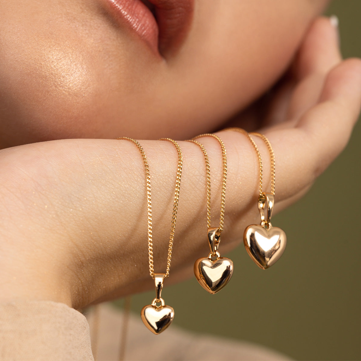 COLLAR CORAZÓN BOMBITA ROSÉ