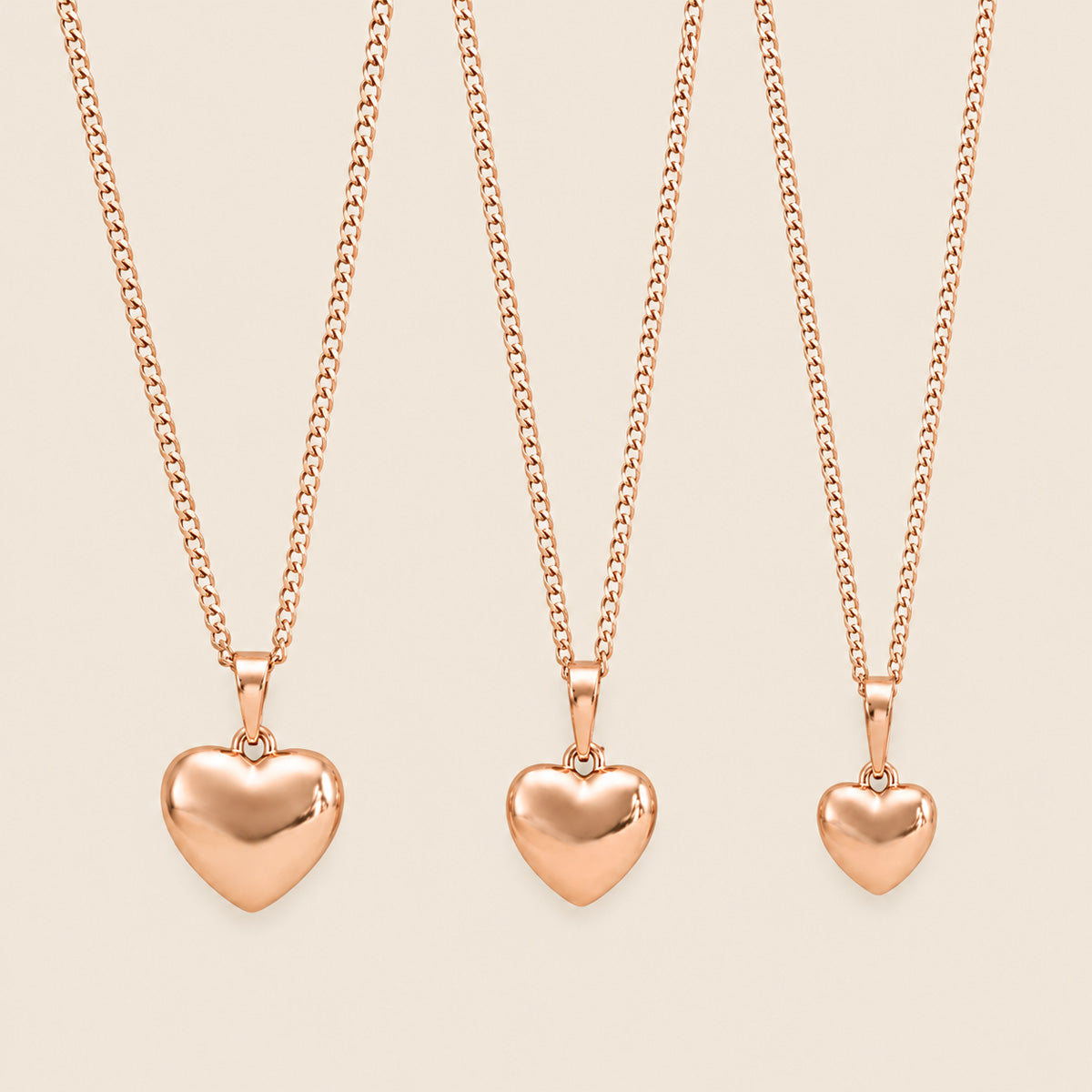 COLLAR CORAZÓN BOMBITA ROSÉ