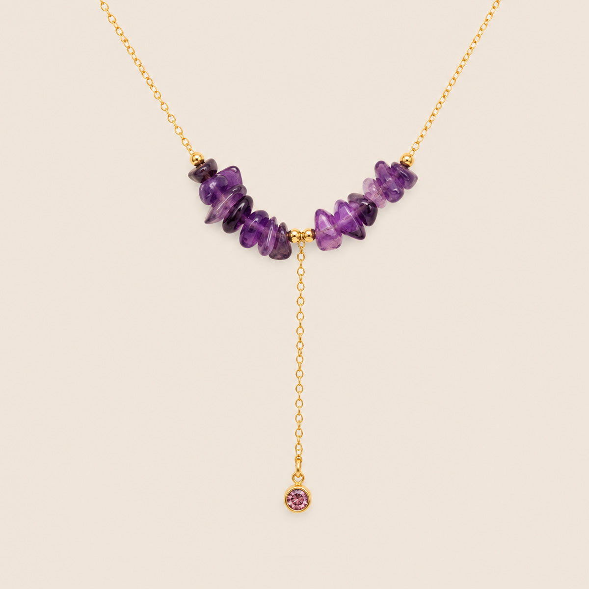 COLLAR AMATISTA CASCAJOS