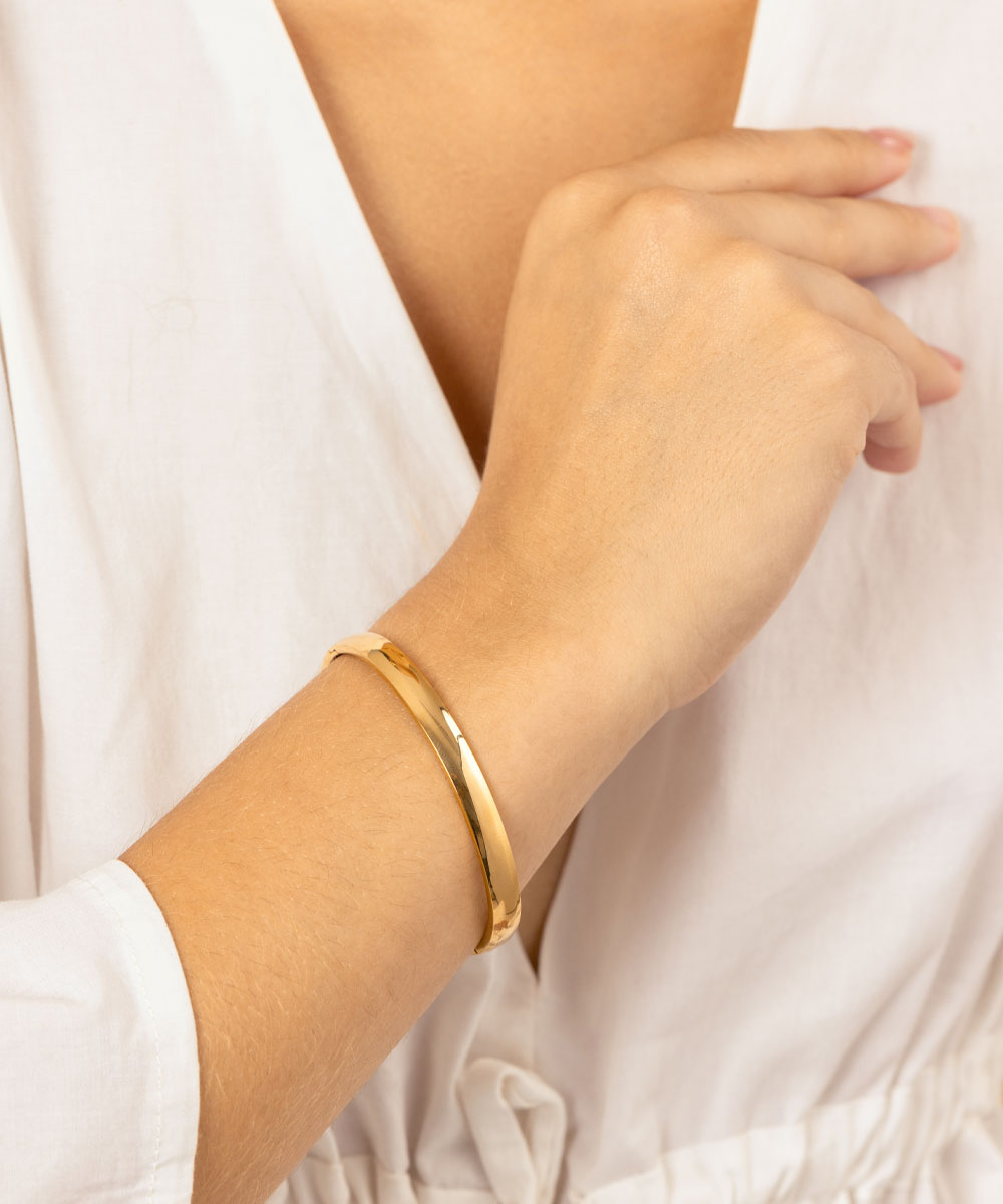 Puñera Oval Ancha Waterproof | acero inoxidable | resistente al agua | Mellany Joyas