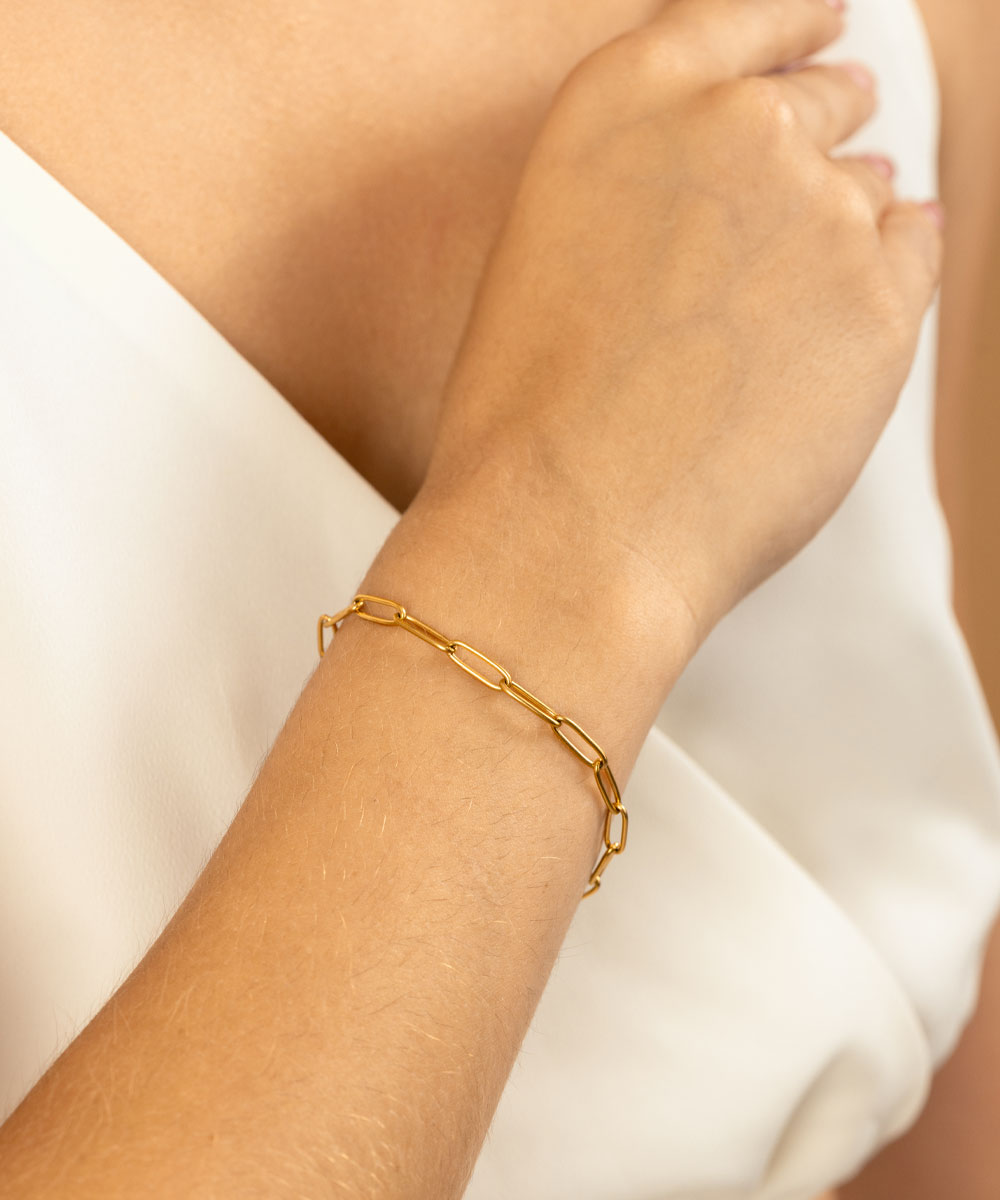 Pulsera Eslabones Waterproof | acero inoxidable | resistente al agua | Mellany Joyas