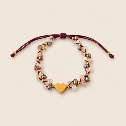 PULSERA CORAZÓN PASANTE