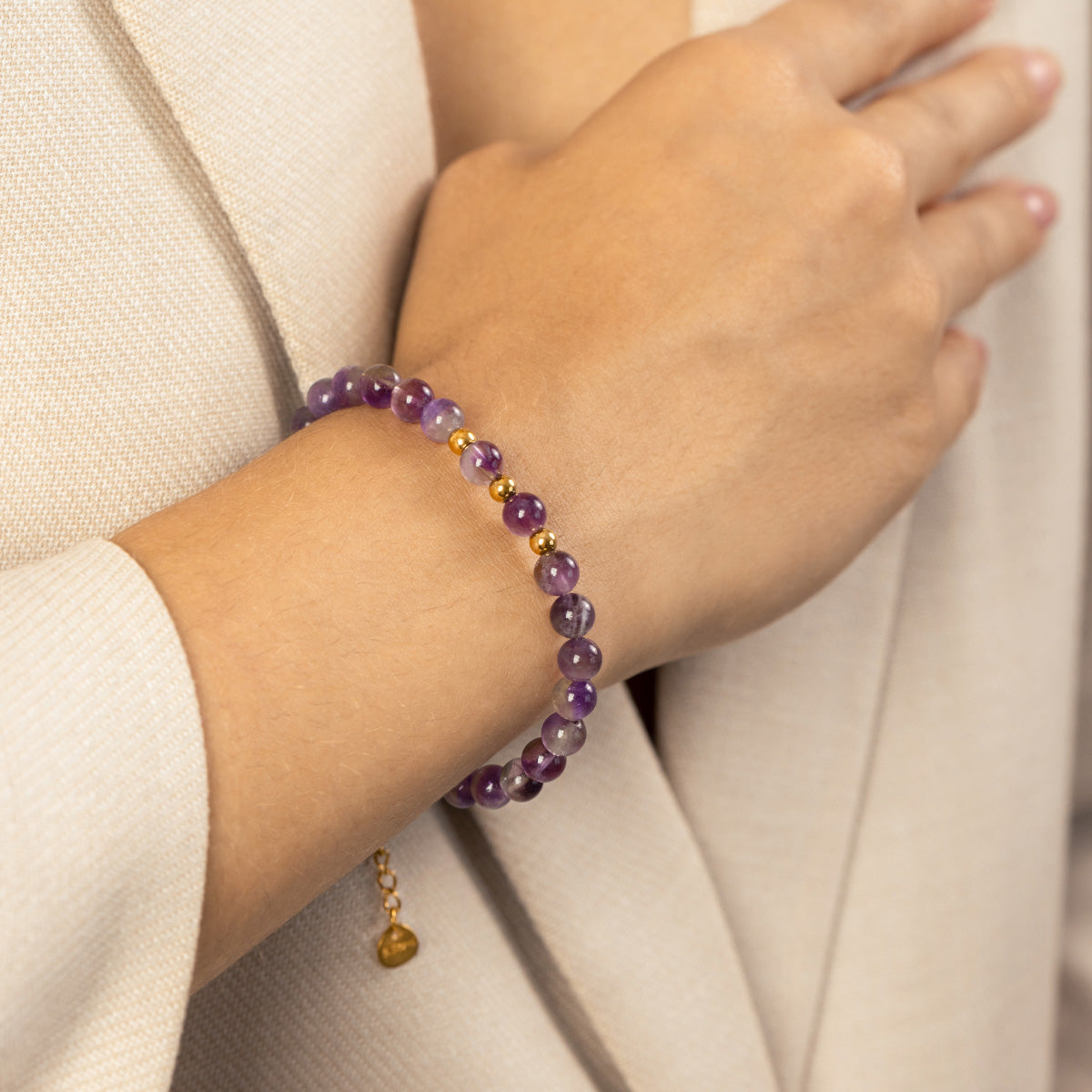 PULSERA AMATISTA