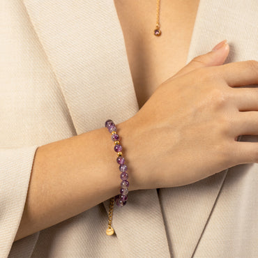 PULSERA AMATISTA