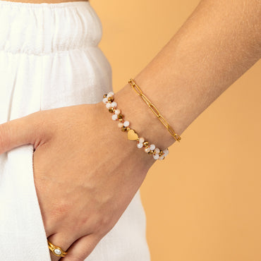 PULSERA CORAZÓN PASANTE