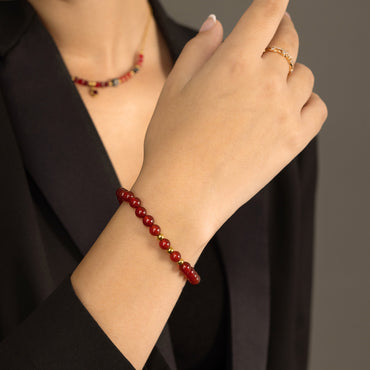 PULSERA CORNALINA