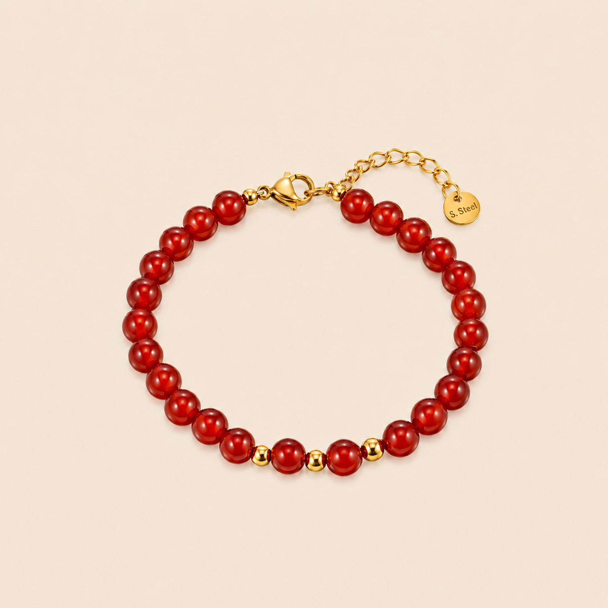 PULSERA CORNALINA