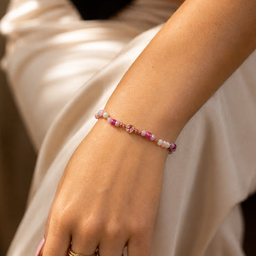 PULSERA PUNTO DE LUZ PINK