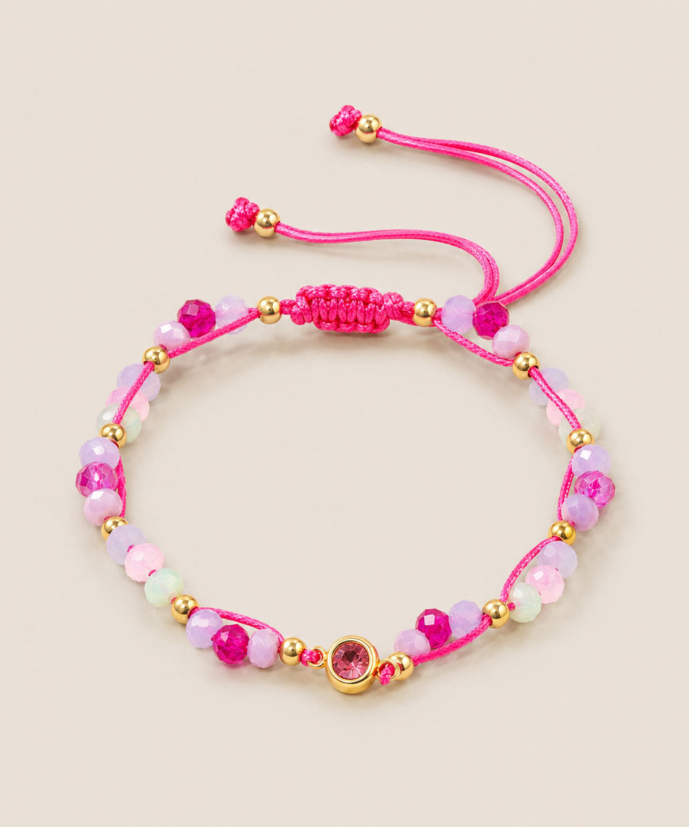 PULSERA PUNTO DE LUZ PINK