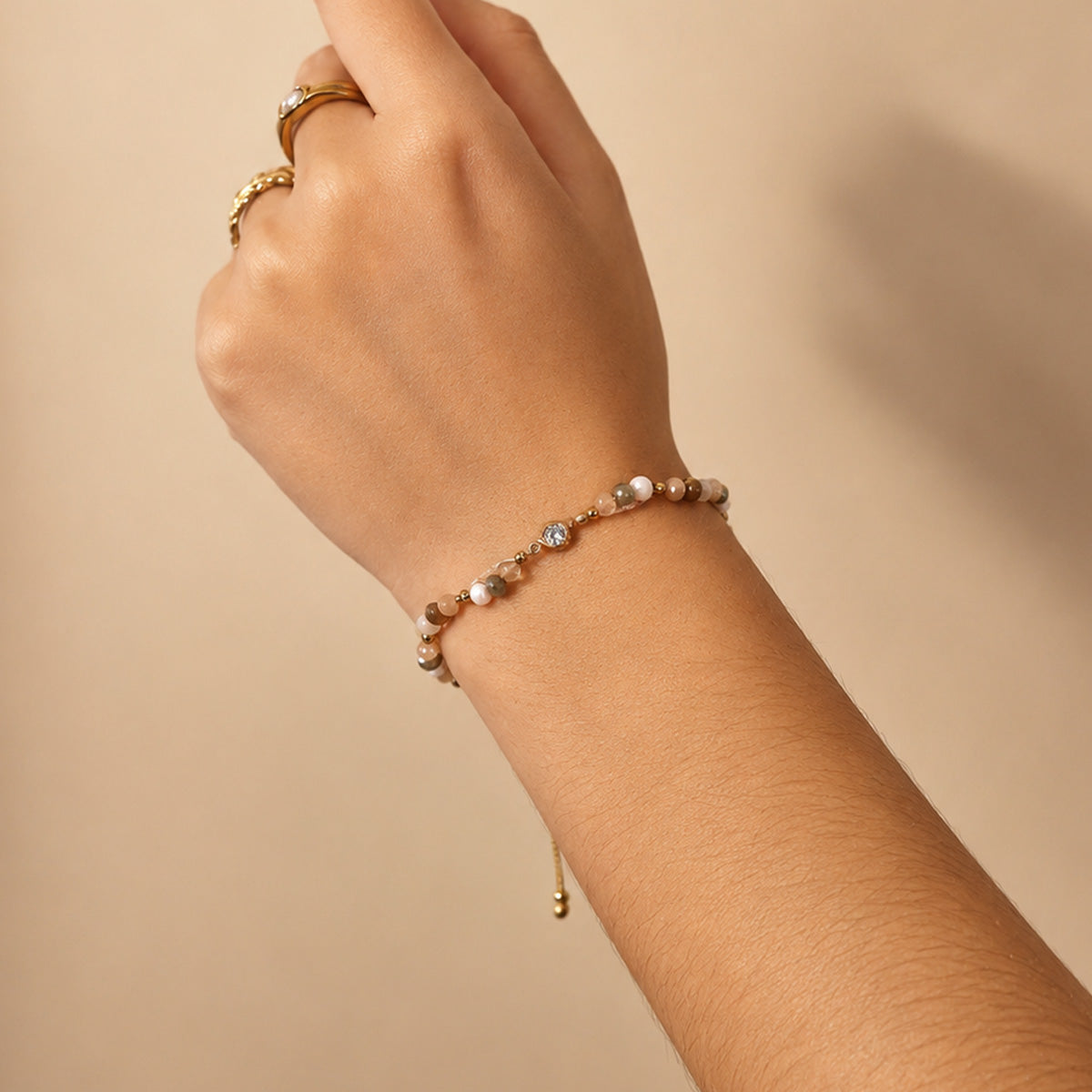 PULSERA PUNTO DE LUZ WHITE