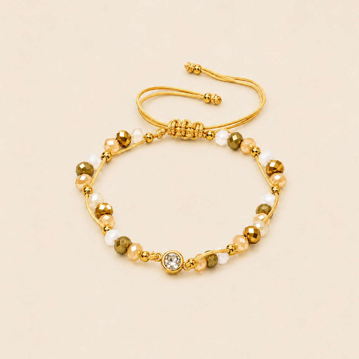 PULSERA PUNTO DE LUZ WHITE